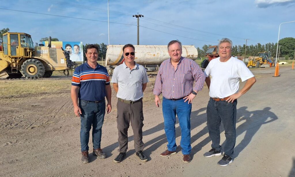 EL MINISTRO ENRICO Y EL SENADOR MICHLIG RECORRIERON OBRAS VIALES EN EJECUCIÓN Y EVALUARON PROYECTOS FUTUROS