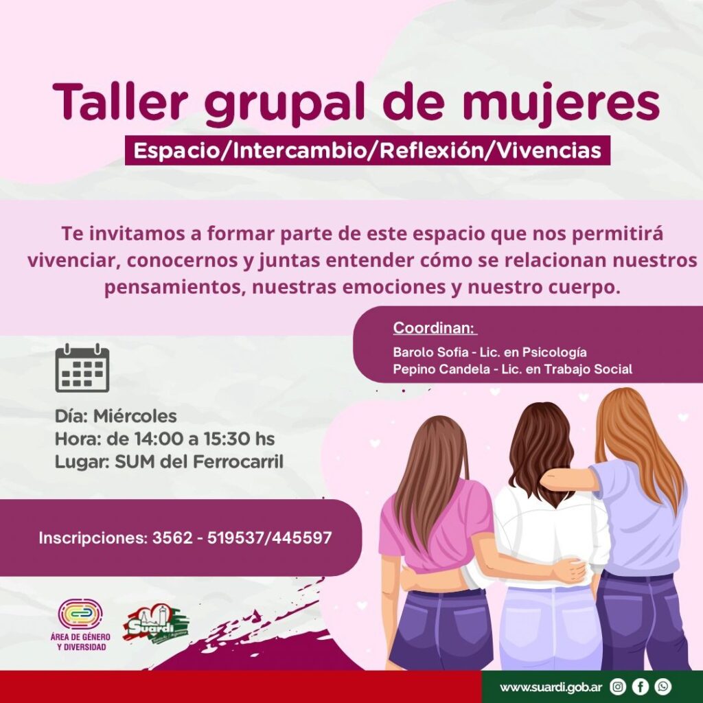 TALLER GRUPAL DE MUJERES