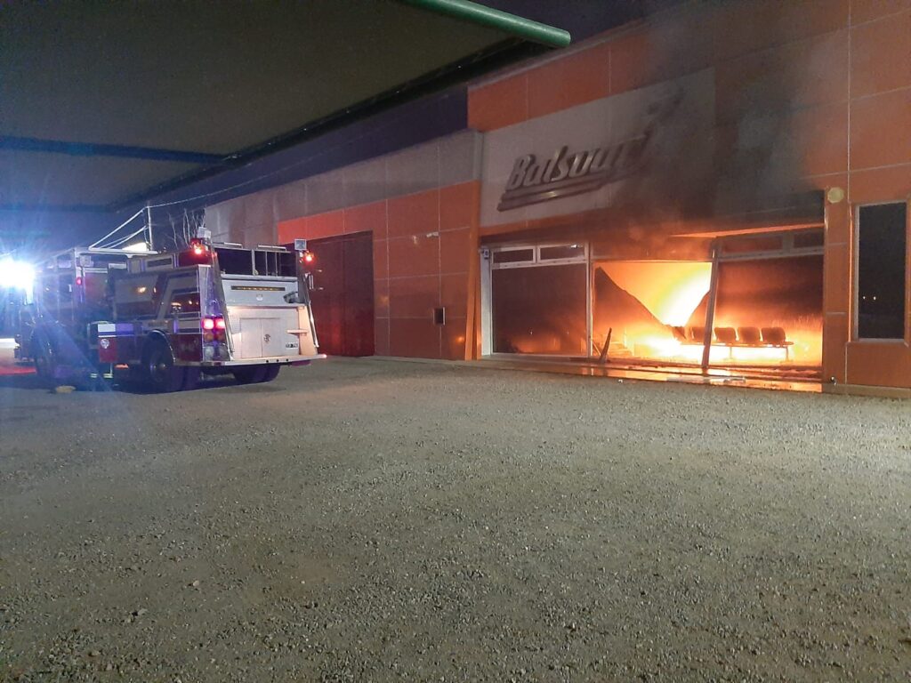 SUARDI: INCENDIO EN OFICINAS DE BALSUAR