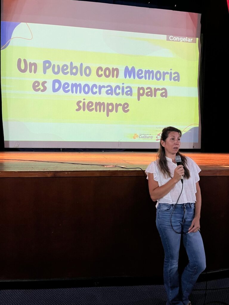 SUARDI: EVA SOLEDAD BENAVIDEZ COMPARTIÓ SU HISTORIA EN EL MARCO DEL DÍA NACIONAL DE LA MEMORIA POR LA VERDAD Y LA JUSTICIA