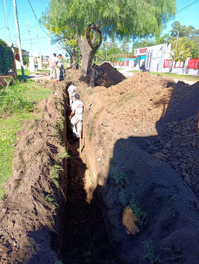 SUARDI: SIGUEN DESARROLLÁNDOSE LAS OBRAS DE CLOACAS EN LA CIUDAD