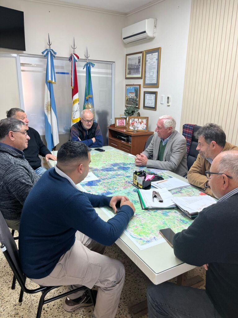 LA MUNICIPALIDAD DE SUARDI SE REUNIÓ CON PROTECCIÓN CIVIL SANTA FE Y GESTIÓN DE RIESGOS SANTA FE