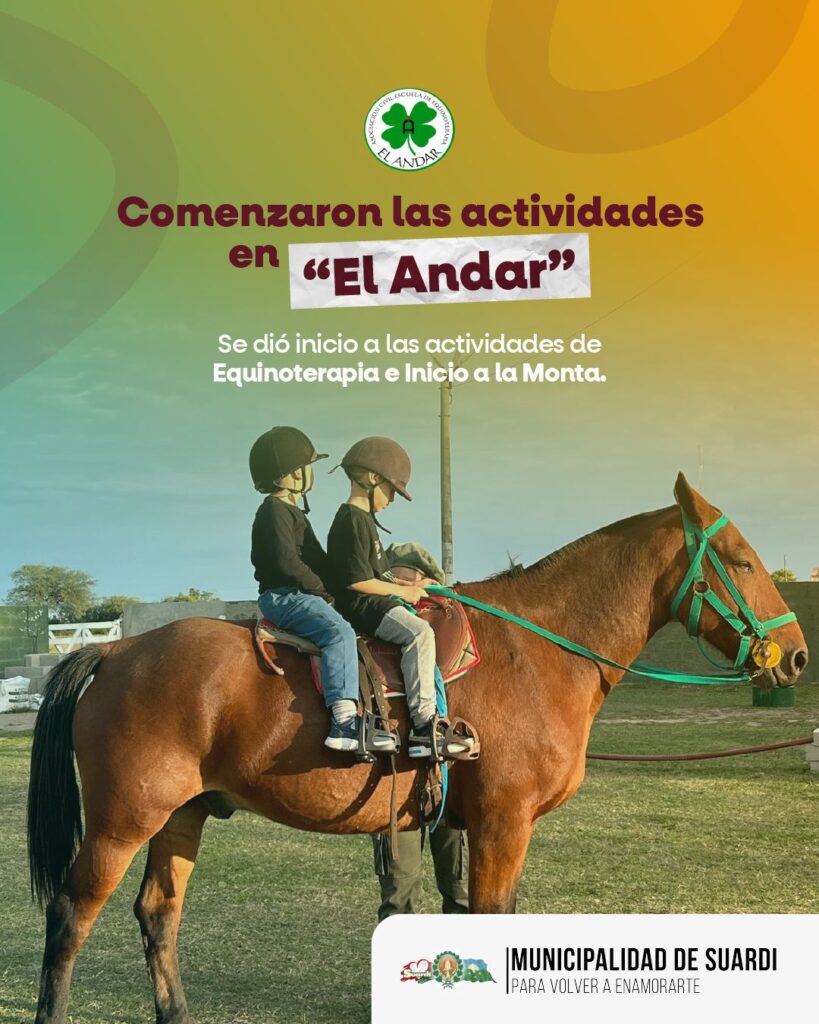 INICIARON LAS ACTIVIDADES EN “EL ANDAR”