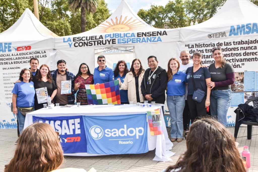 11/04 CARPA BLANCA EN ROSARIO: TRES DÍAS DE ENCUENTRO, PARTICIPACIÓN Y DEFENSA DE LA ESCUELA PÚBLICA
