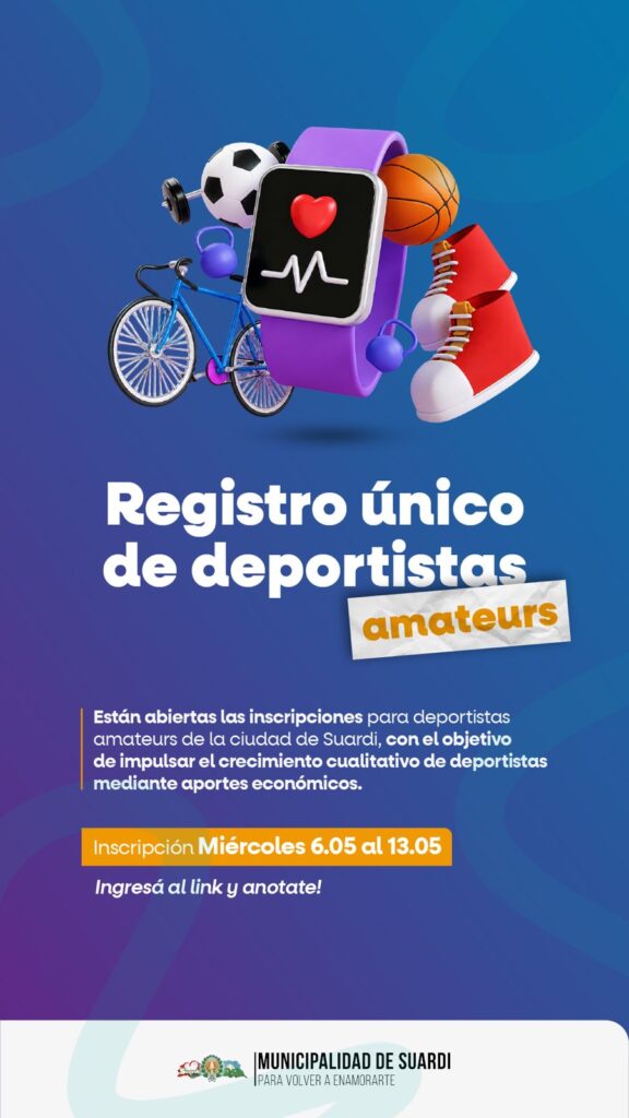 SUARDI: REGISTRO ÚNICO DE DEPORTISTAS AMATEURS