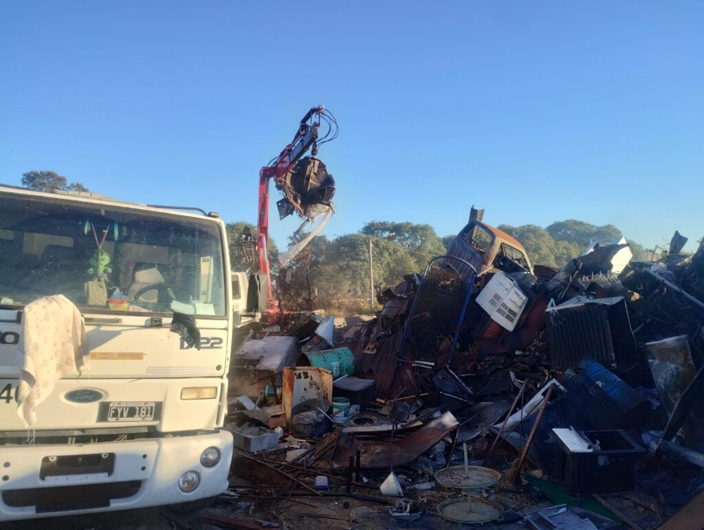 LA MUNICIPALIDAD IMPULSA EL RECICLADO DE MATERIALES FERROSOS A TRAVÉS DEL ÁREA DE AMBIENTE