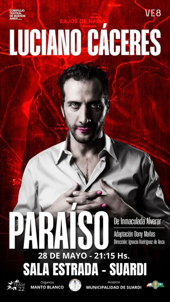 LUCIANO CÁCERES LLEGA A SUARDI CON LA OBRA “PARAÍSO”