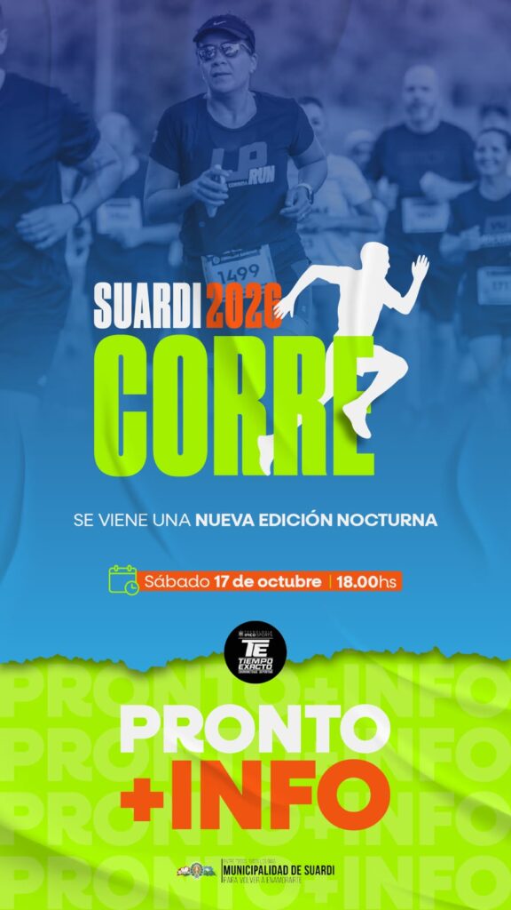 SUARDI CORRE 2026: SE PRESENTÓ LA FECHA DE LA NUEVA EDICIÓN NOCTURNA