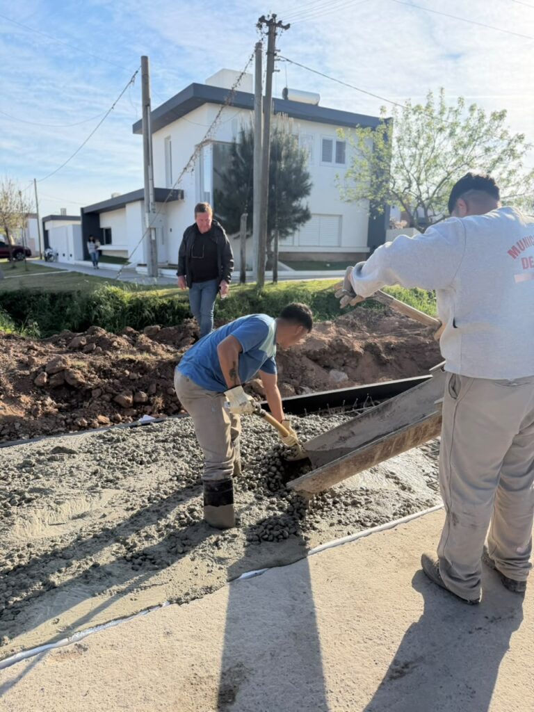 CONTINÚAN LOS TRABAJOS EN BV. SANTIAGO DEL ESTERO